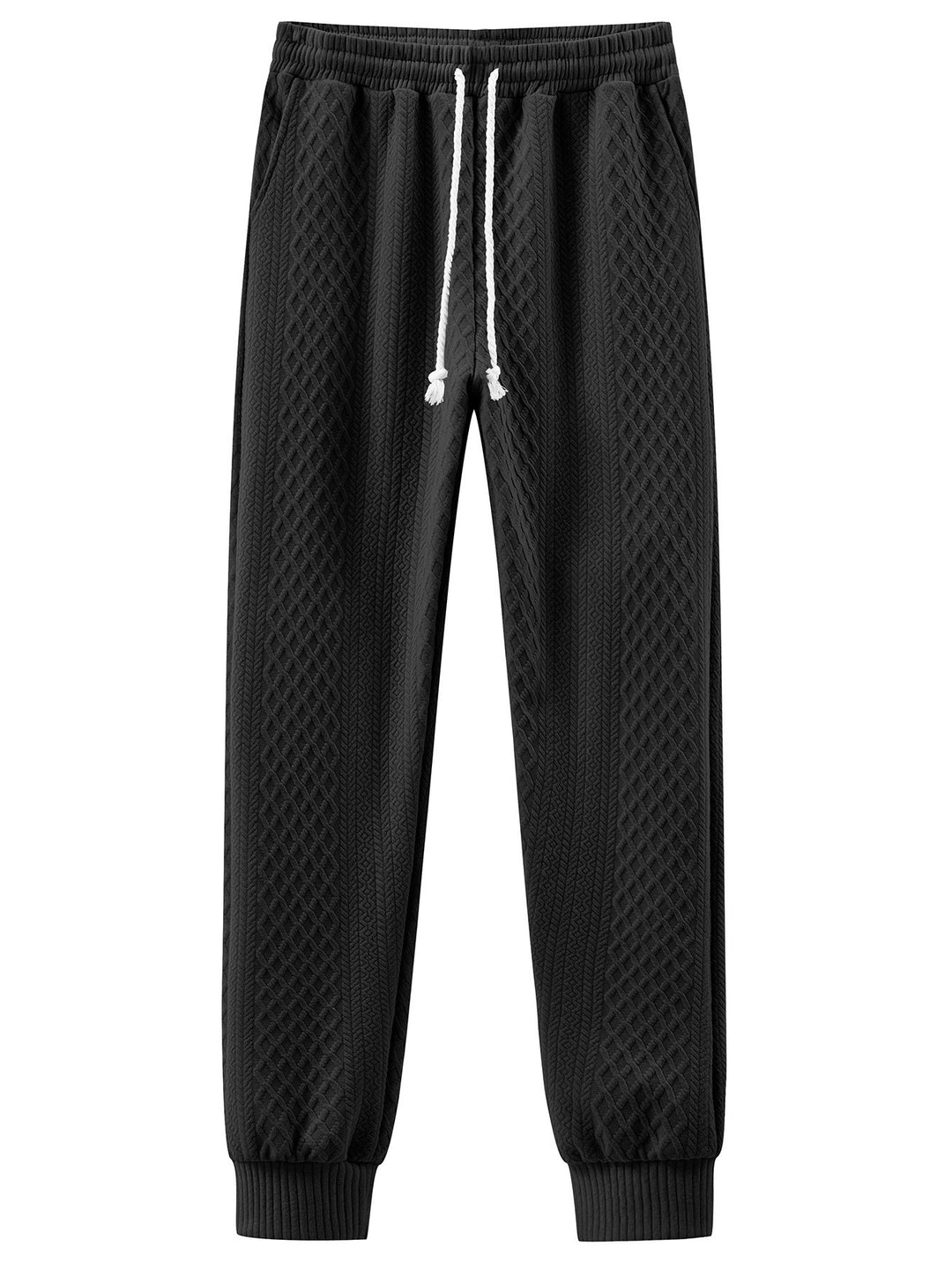 Comfortable sweatpants for men with an innovative structured design and an adjustable waist Lune London