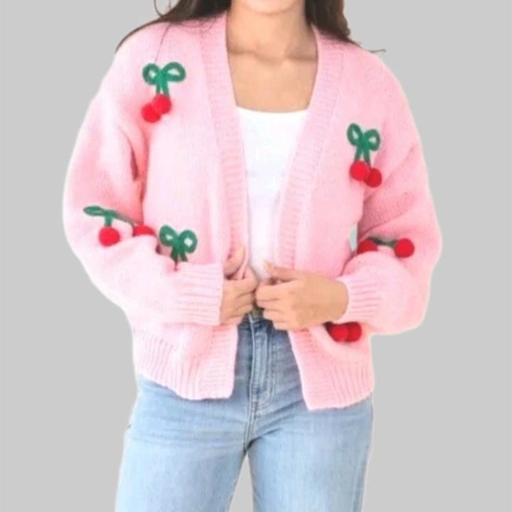 Women Playful Knit Vest with Decorative Details Lune London