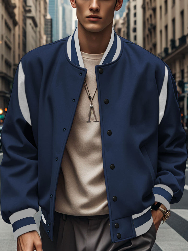 Men's bomber jacket with contrasting sleeves Lune London