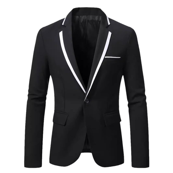 Elegant suit for men with contrast lapel Lune London