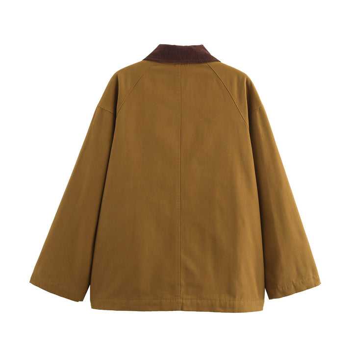 Casual utility jacket for women with functional pockets and practical button closure Lune London