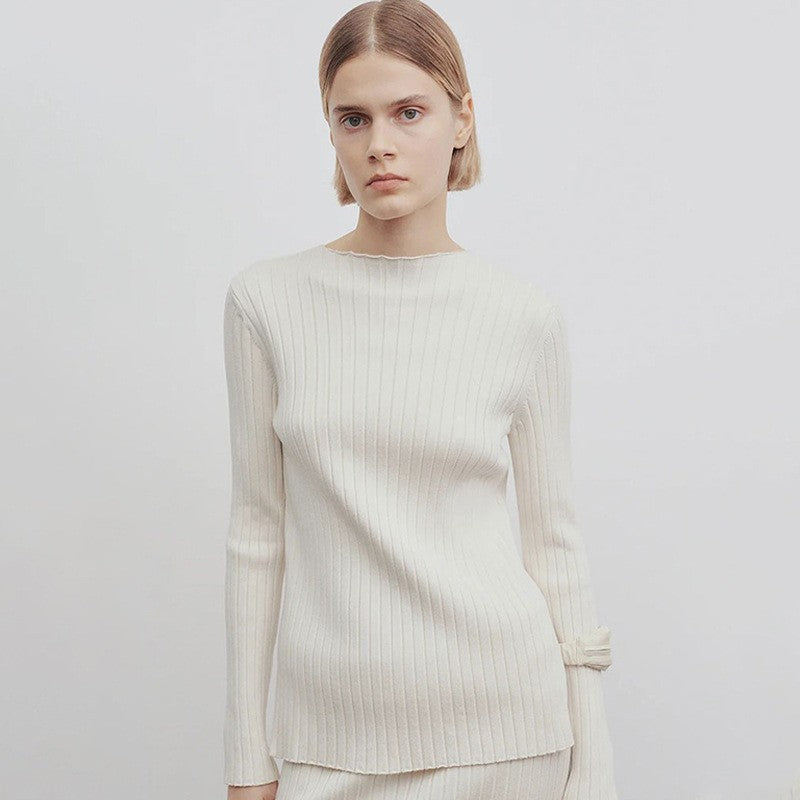 Pull fin en maille pour femmes Chic & Stil