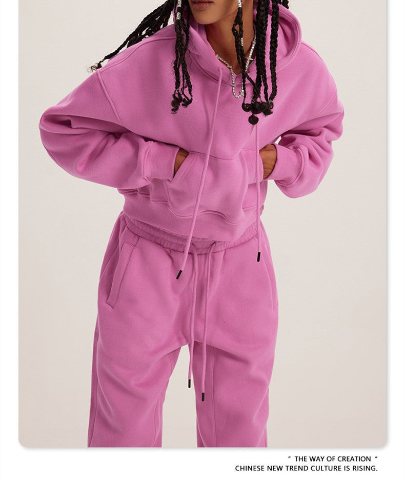 Lune London short hoodie set and jogger pants for women
