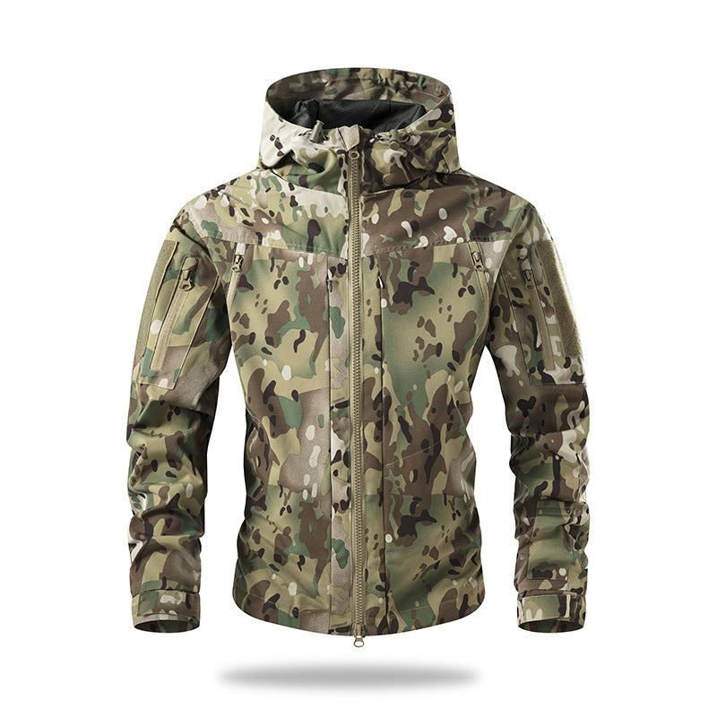 Technical outdoor jacket for men with breathable membrane Lune London