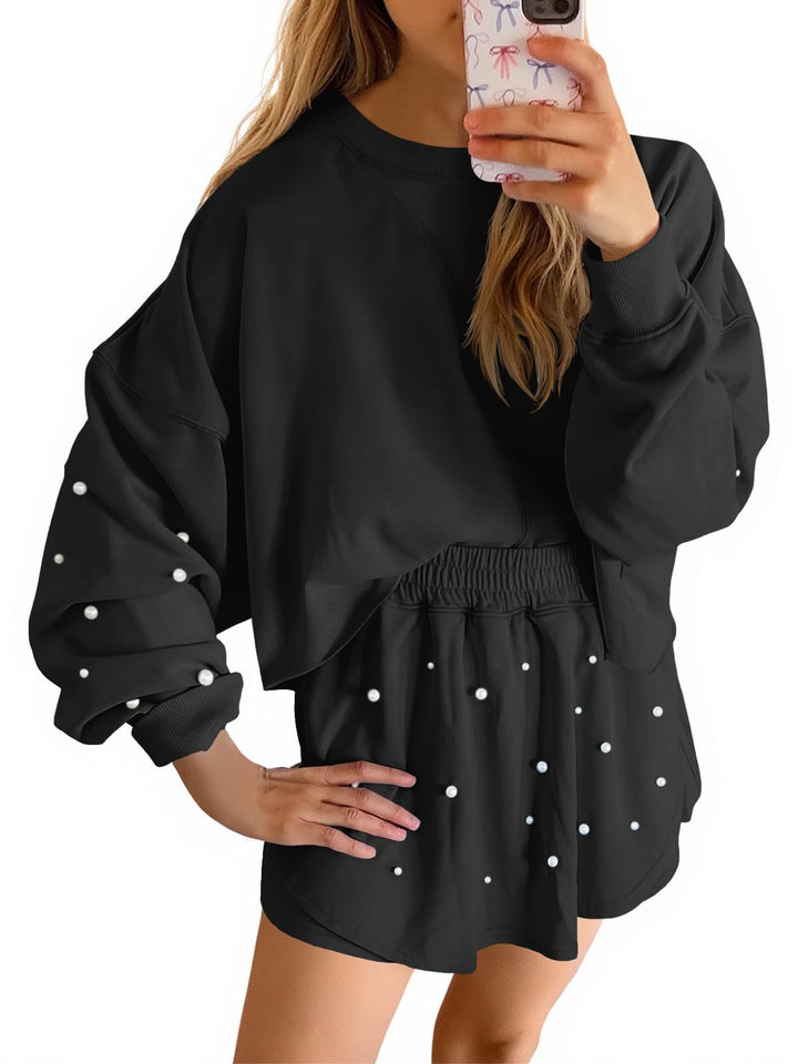 Ladies Sweatshirt and Skirt Sporty Set Lune London