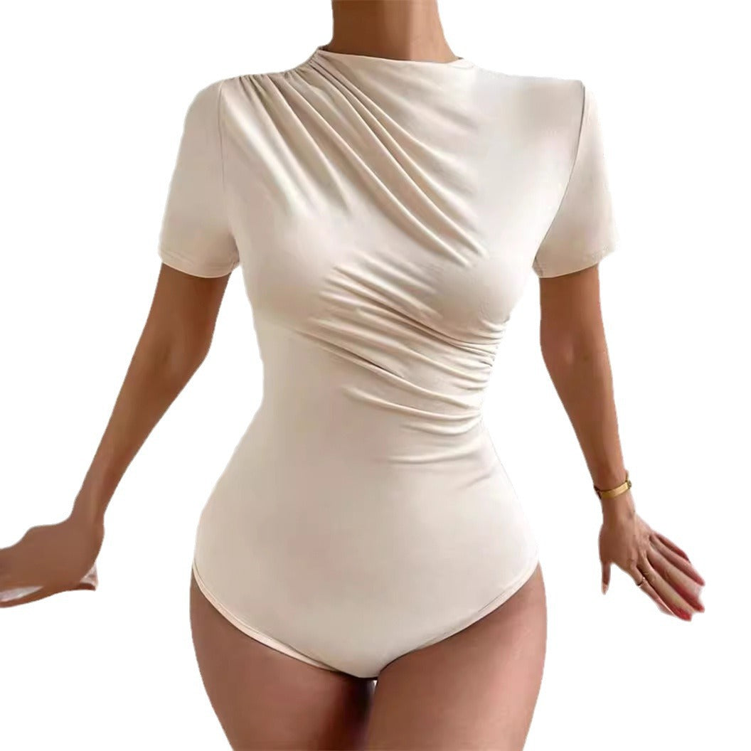Dress for women with refined ruching elements Chic and Style