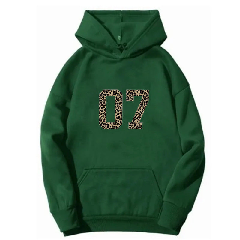 Women's Hoodie with Modern Animal Print Chic & Stil