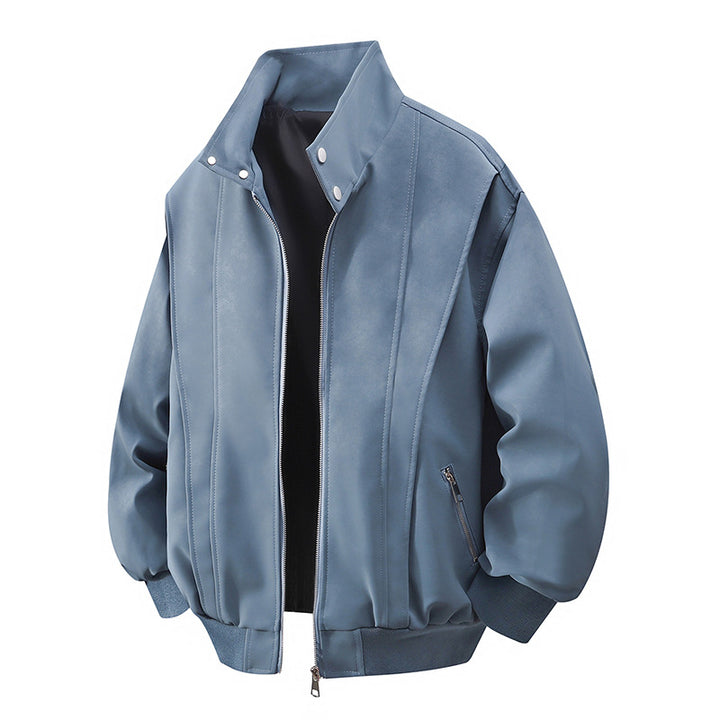 Designer women's transition jacket with high collar and practical zip pockets Lune London