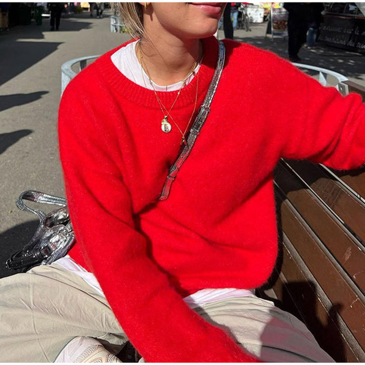 Relaxed knit sweater for women with a casual fit and soft materials Lune London