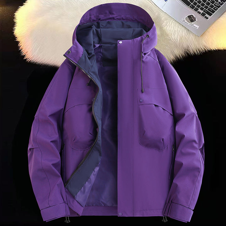 Functional jacket for men breathable and water-repellent with spacious pockets Lune London
