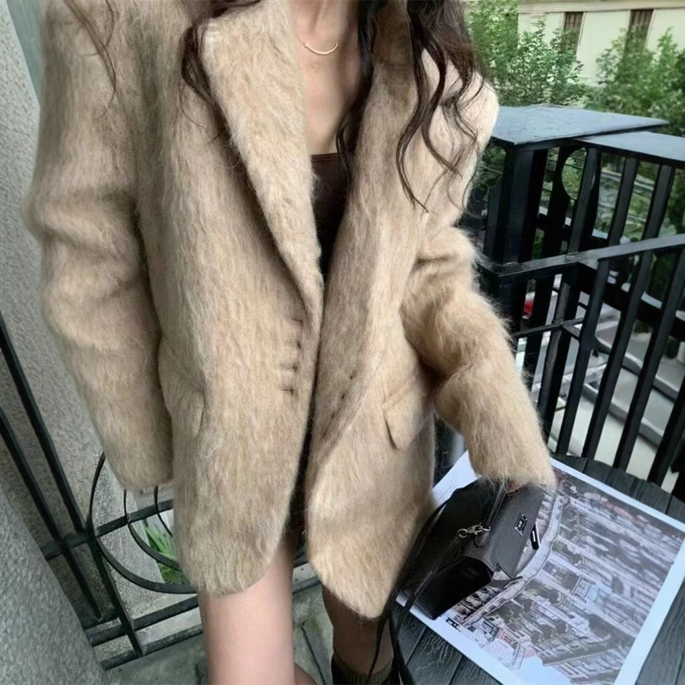 Ladies Fashion Oversized Jacket with Luxurious Lining Lune London