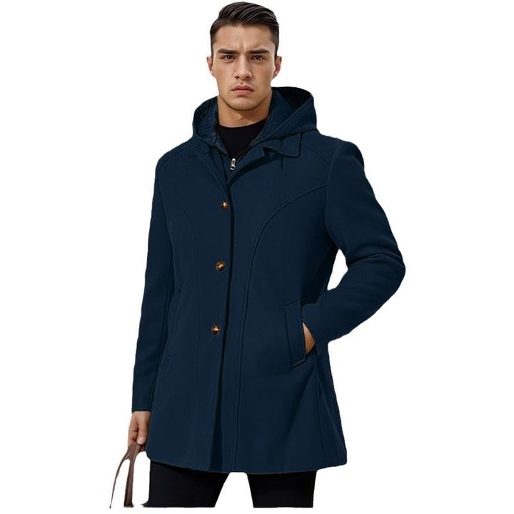 Men's transitional jacket with hood and modern details Lune London