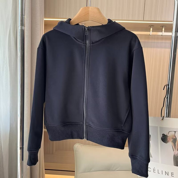 Veste à capuche confortable pour femmes avec zip innovant Chic & Stil