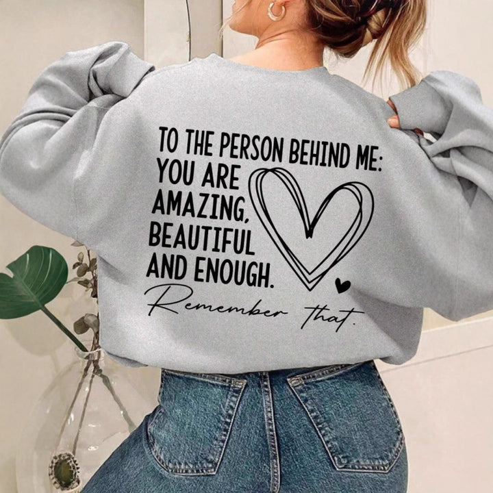 Sweat-shirt femme avec un design inspirant et une coupe décontractée Chic & Stil