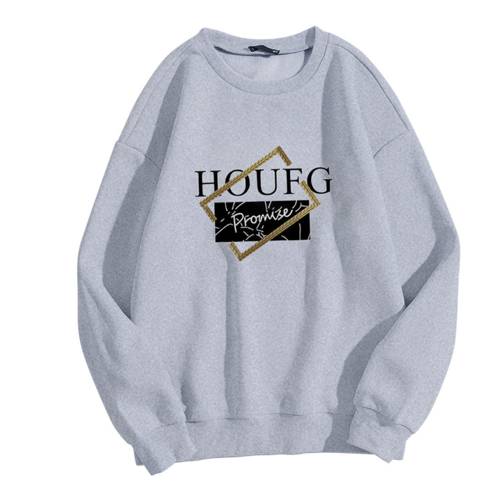 Women's casual sweatshirt with modern graphic print Chic & Stil