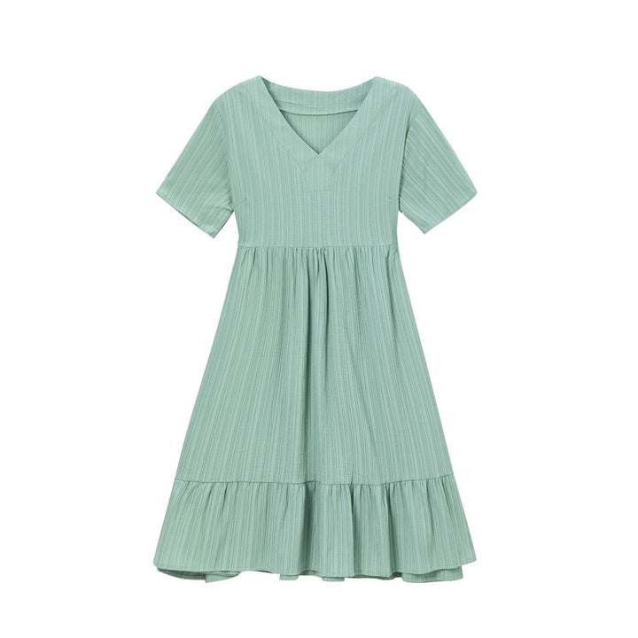 Ladies V neck midi dress Lune London