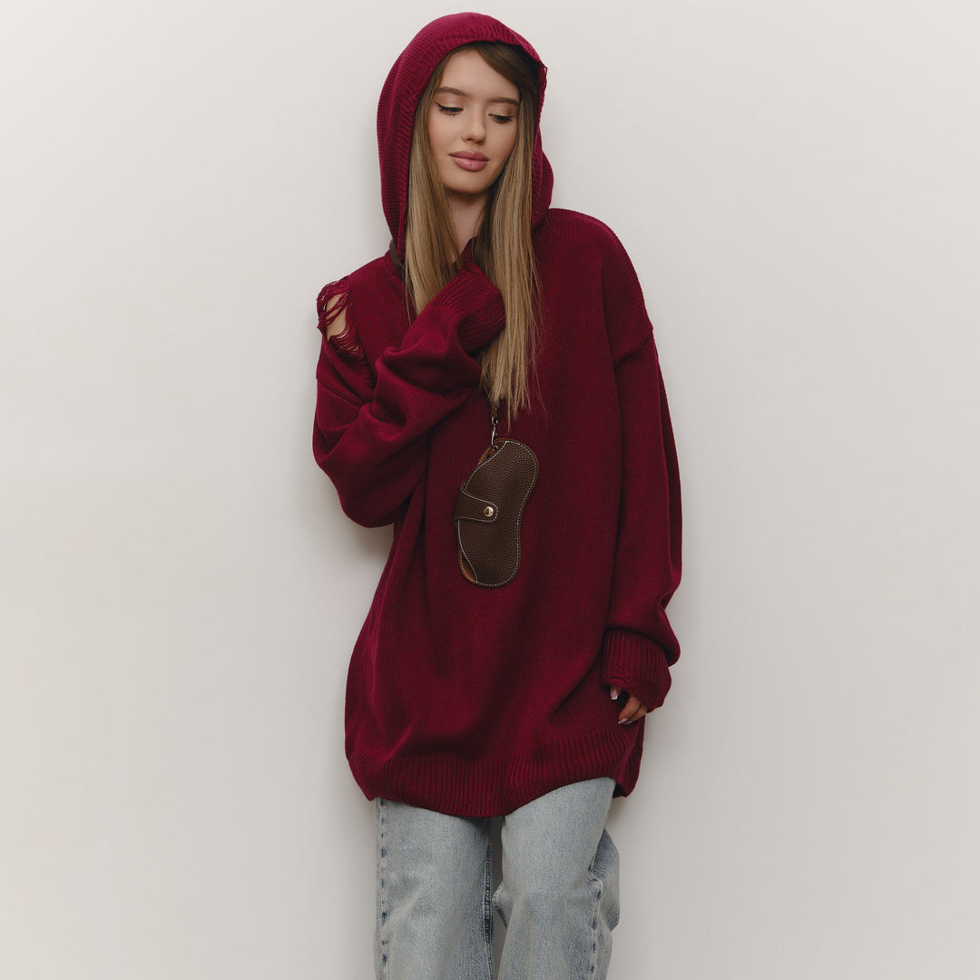 Hooded sweatshirt for women with a generous cut and a trendy design Lune London
