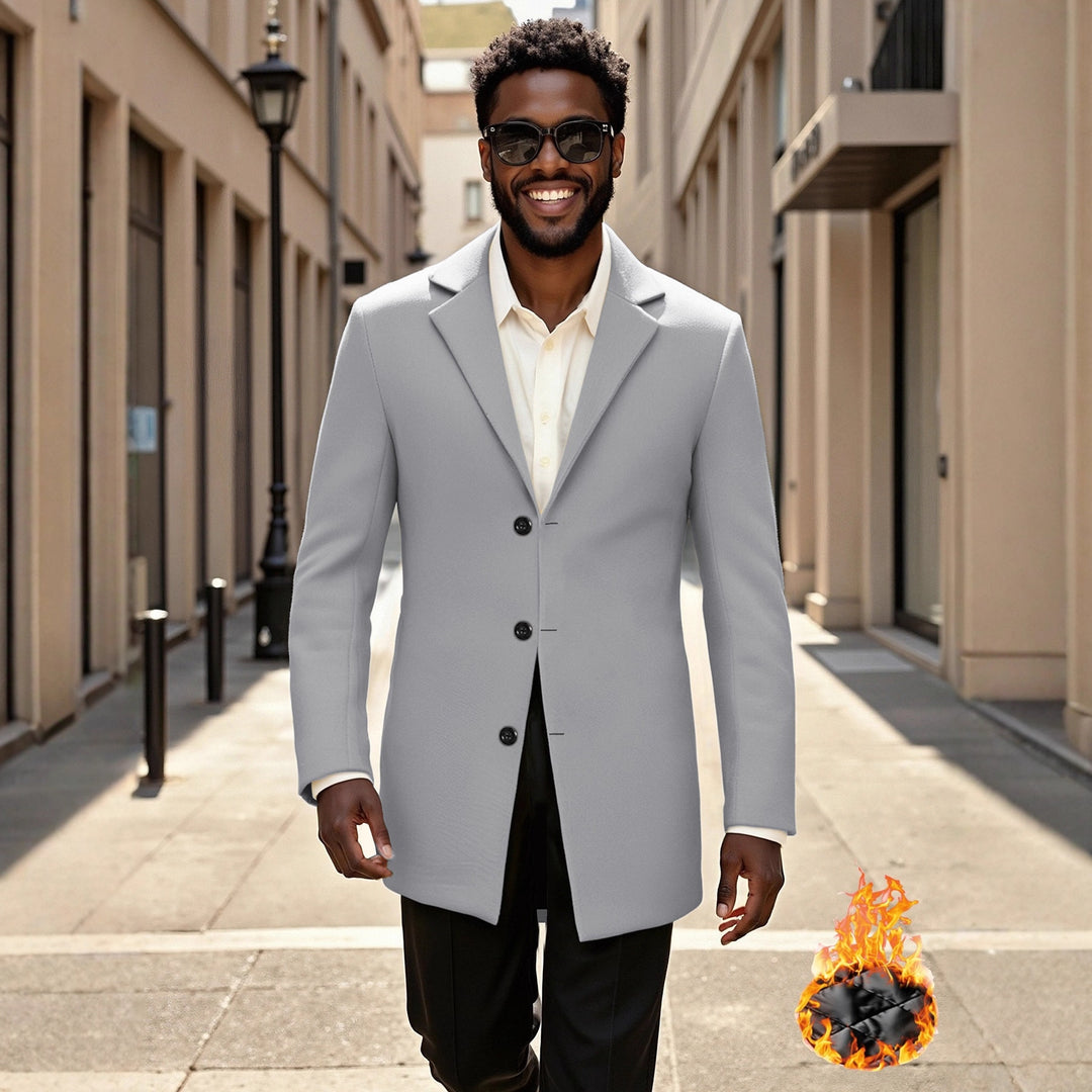 Elegant and stylish long coat for men Lune London