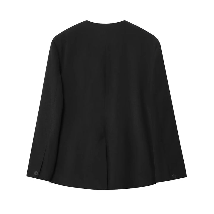 Elegant women’s draped cardigan with decorative satin belt Lune London