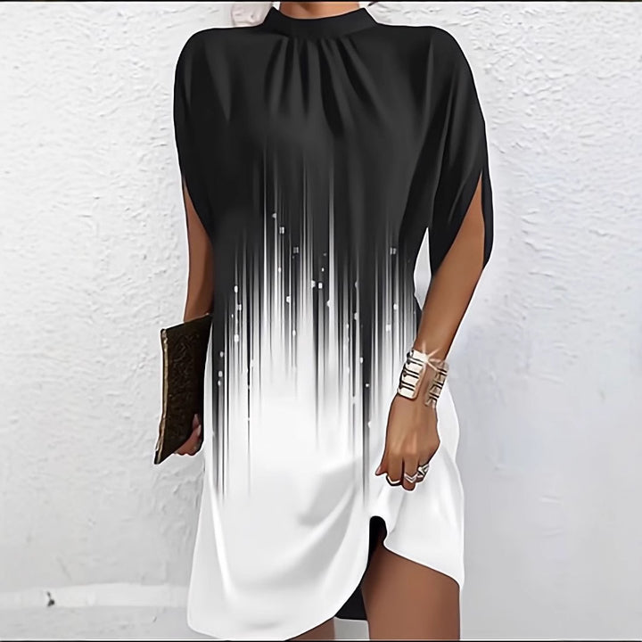 Chic asymmetrical shift dress for women Lune London