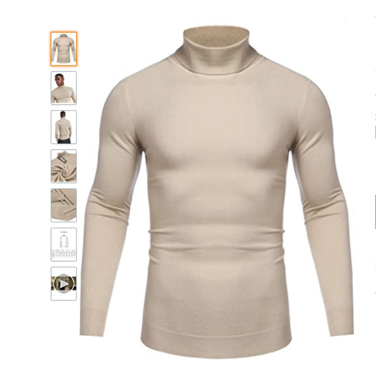 Lune London high-neck pullover for men