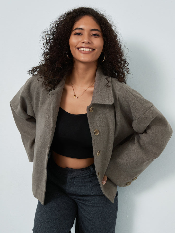 Ladies casual oversized double-breasted jacket Lune London