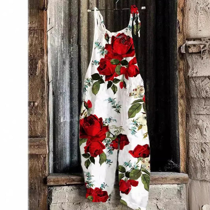 Ladies' artistic print jumpsuit Lune London