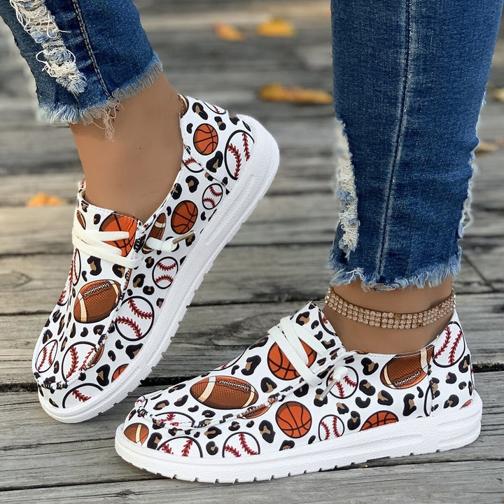 Women’s sneakers with creative baseball design Lune London