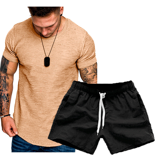 Men's leisure T-shirt and shorts set Lune London
