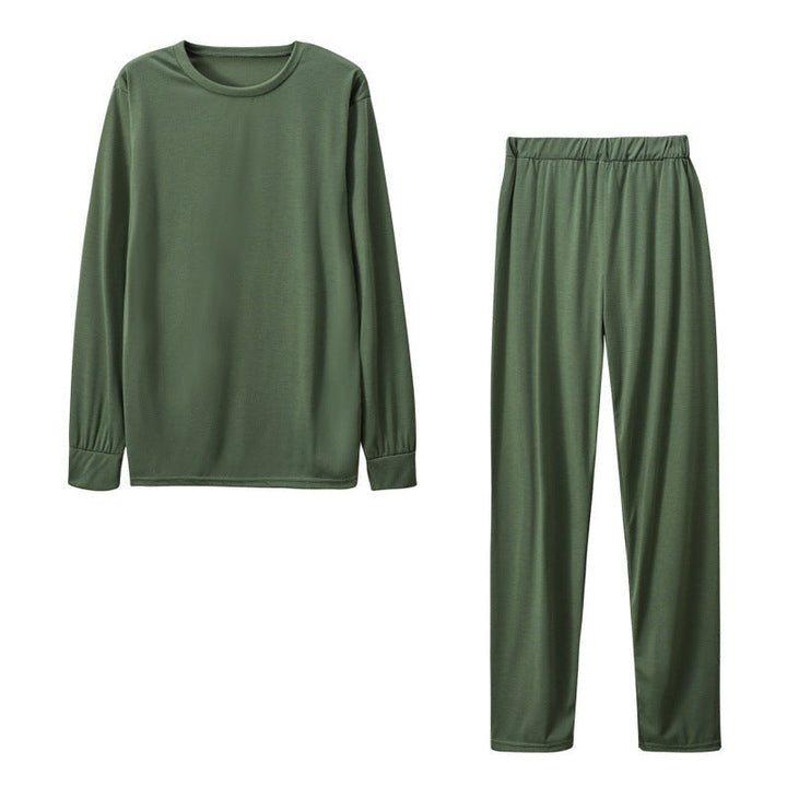 Women's Long Sleeve Pajama Set with Elastic Pants Lune London