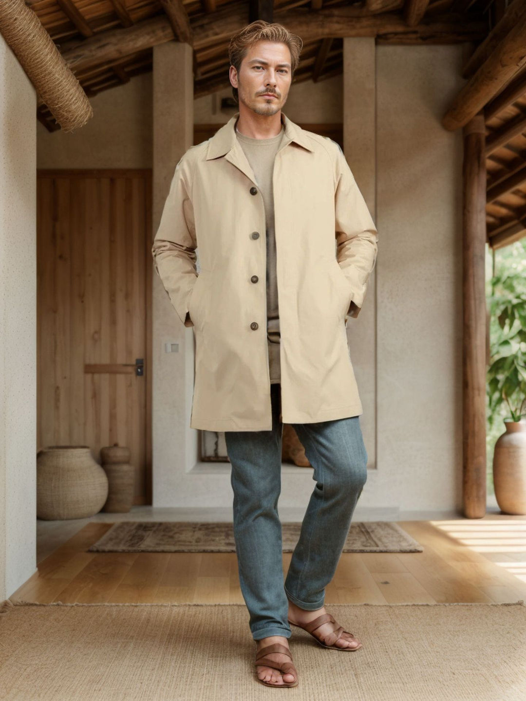 Casual transitional coat for men Lune London