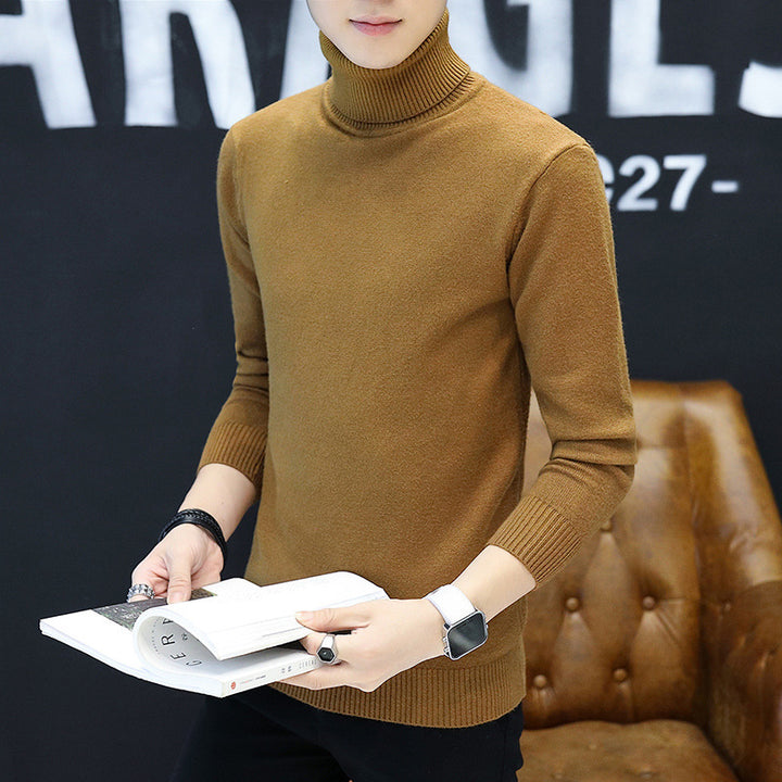 Turtleneck sweater with a fine structure for men Lune London