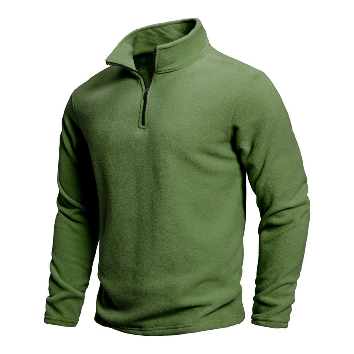Women's fleece pullover with short zipper Lune London