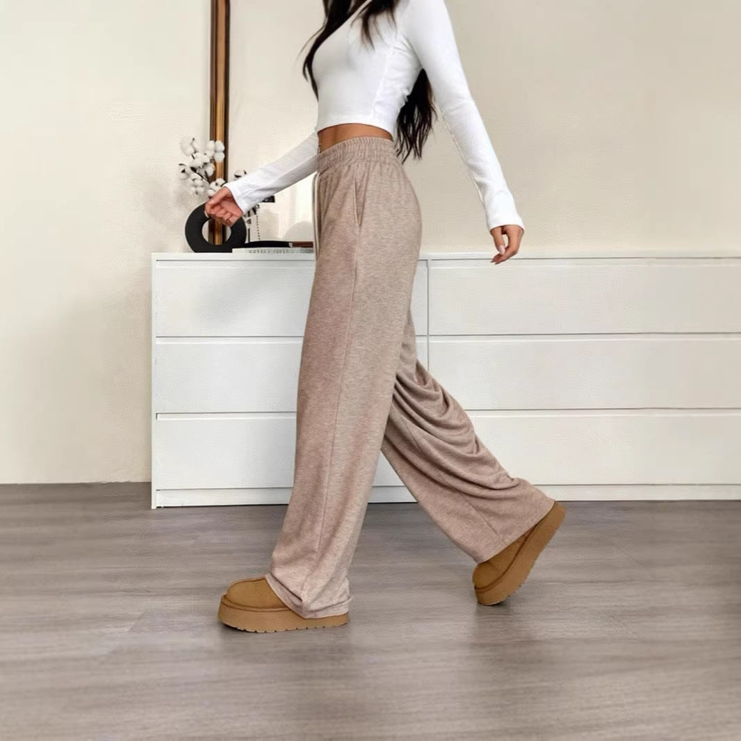 Women's Comfortable Leisure Pants with Elastic Waistband Lune London