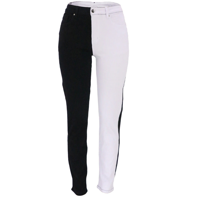 Lune London asymmetrical jeans for women