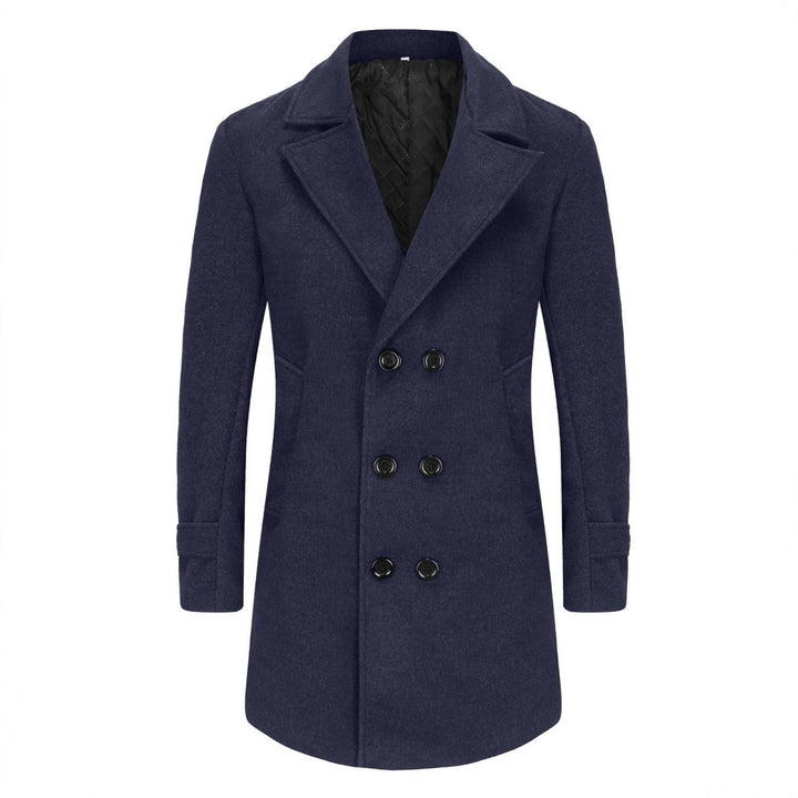 Elegant double wool coat for men Lune London