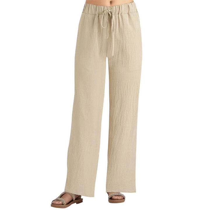 Ladies Comfortable Loose Linen Pants Chic & Stil