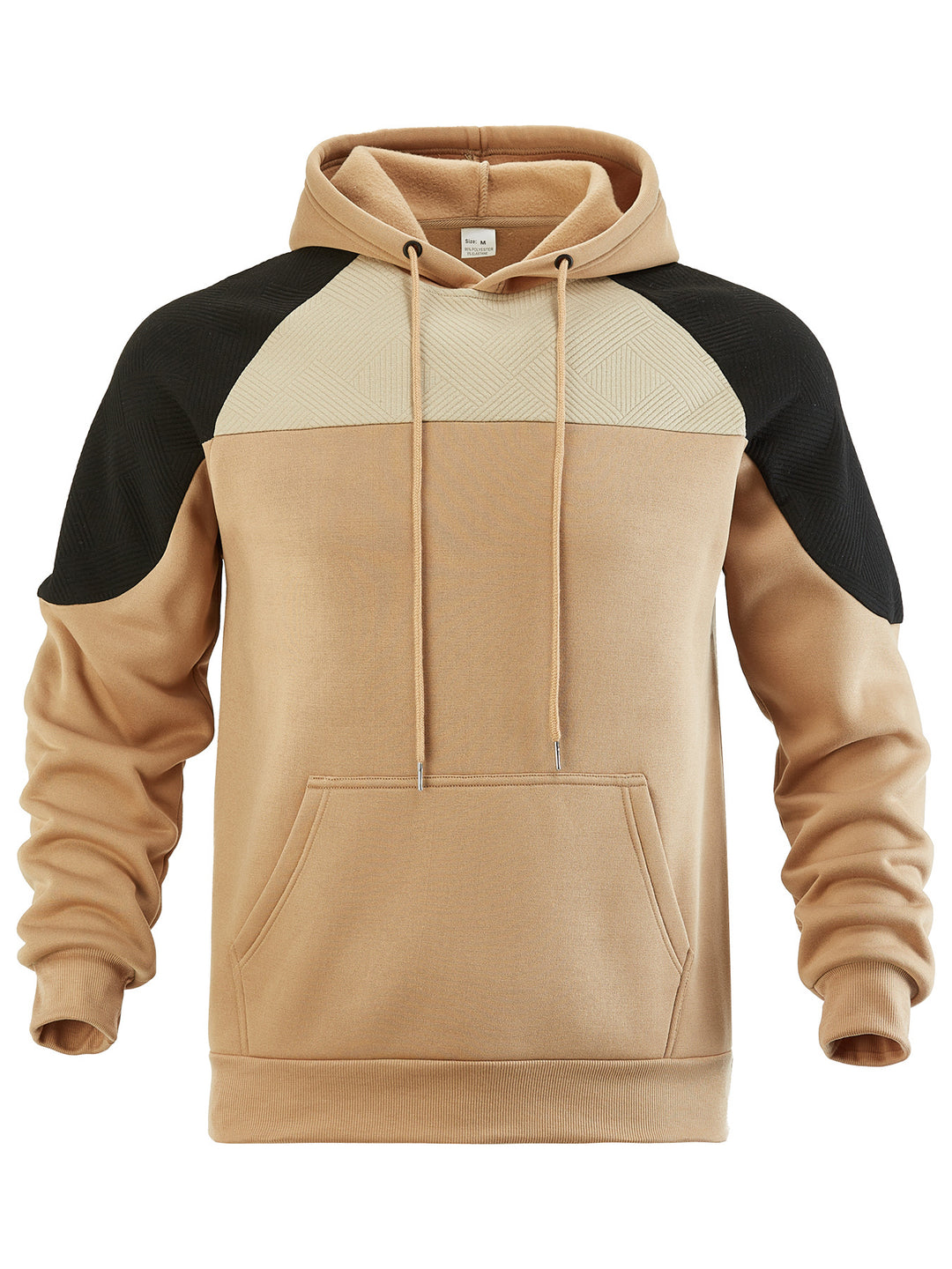 Hooded sweatshirt for men with innovative design and striped sleeves Lune London