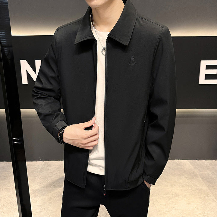 Fashionable transitional jacket for men with anti-moisture function Lune London