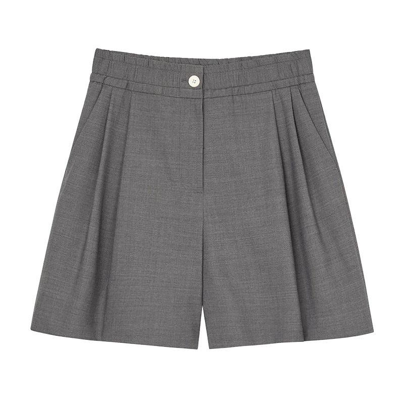 Pantalons courts élégants pour femmes avec taille haute et poches pratiques Chic & Stil