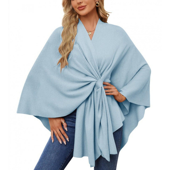 Trendy wrap coat for women with a chic and stylish design