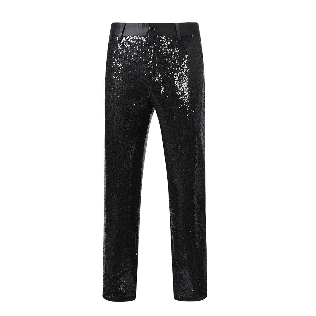 Elegant sequin pants for men with sparkling effect Lune London