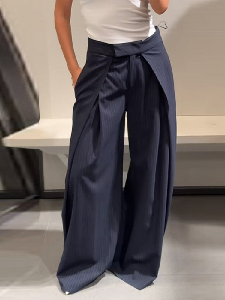 Lune London wide elegant fabric pants for women