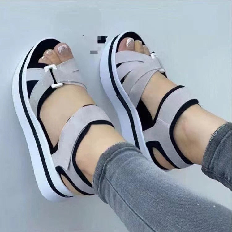 Comfortable Sports Sandals for Women with Adjustable Straps and Chic Shock-Absorbing Sole