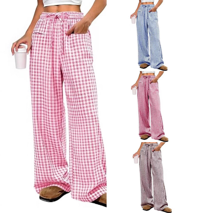 Pantalon carotte léger pour femmes avec cordon de serrage Chic & Stil