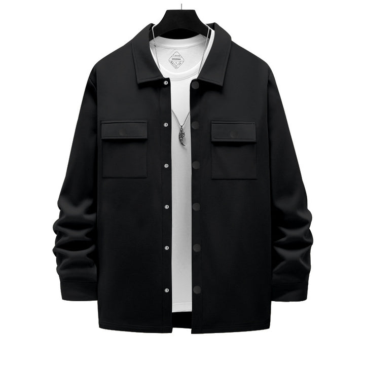 Trendy shirt jacket for men with practical pockets and innovative comfort Lune London