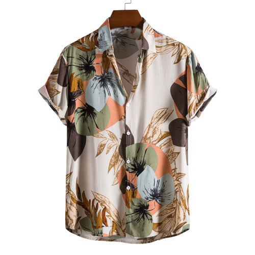 Short sleeve shirt for men with floral pattern Lune London