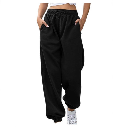 Women's leisure pants with a wide cut and elastic waistband Chic & Stil