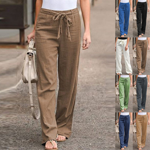 Women Lightweight Casual Summer Pants Lune London
