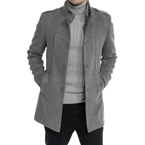 Fashionable leisure jacket for men with protective collar and practical side pockets Lune London